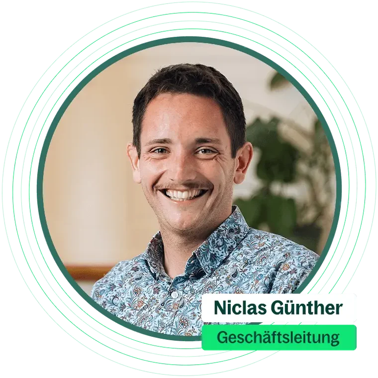 Porträt von Niclas Günther, Geschäftsleitung
